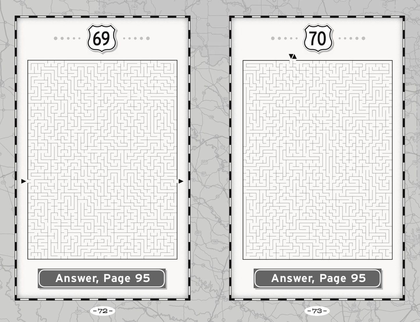 Picture Maze Puzzles for a Road Trip