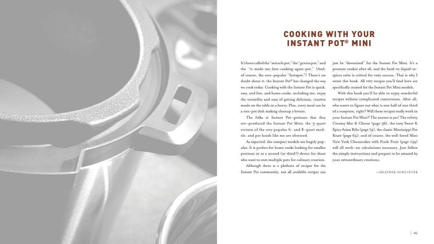 Cooking with your Instant Pot® Mini: 100 Quick & Easy Recipes for all 3-Quart Multicookers