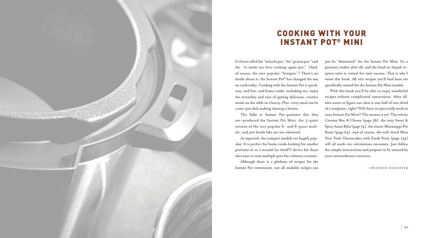 Cooking with your Instant Pot® Mini: 100 Quick & Easy Recipes for all 3-Quart Multicookers