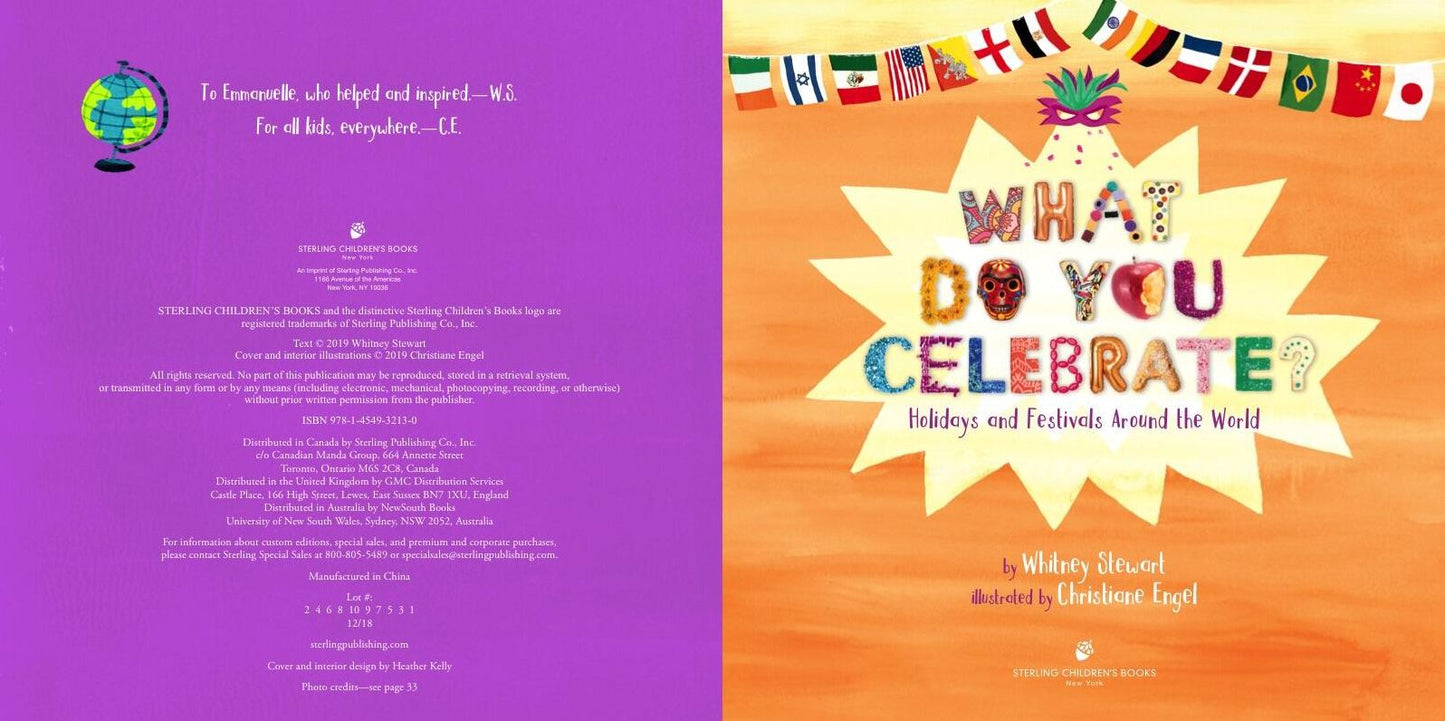 What Do You Celebrate? : Holidays and Festivals Around the World