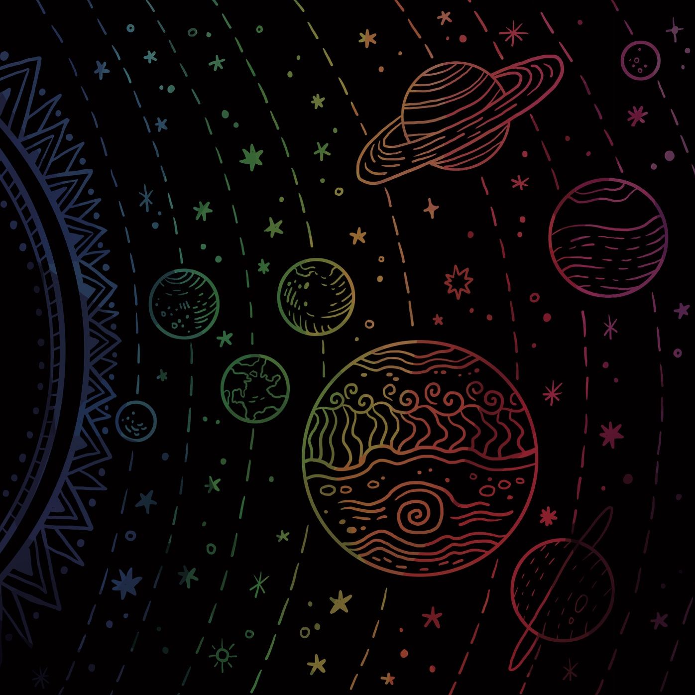 Super Scratch Art Pads: Solar System