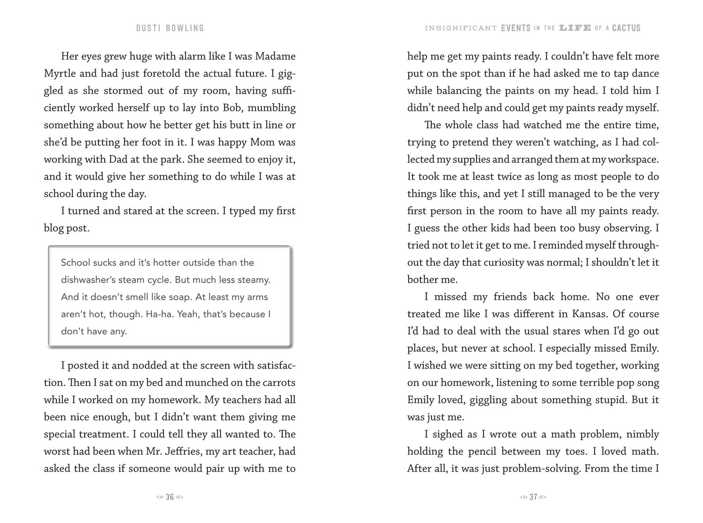 Insignificant Events in the Life of a Cactus (Life of a Cactus Series #1)