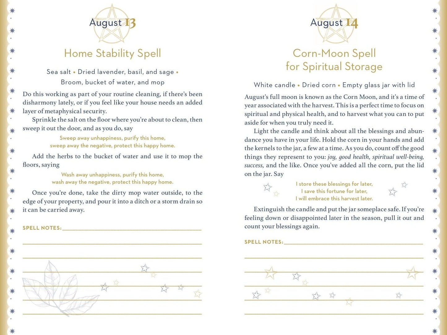 The Daily Spell Journal: A Diary of Enchantments for Every Day of the Year