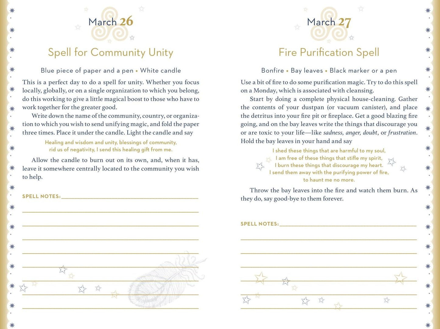 The Daily Spell Journal: A Diary of Enchantments for Every Day of the Year