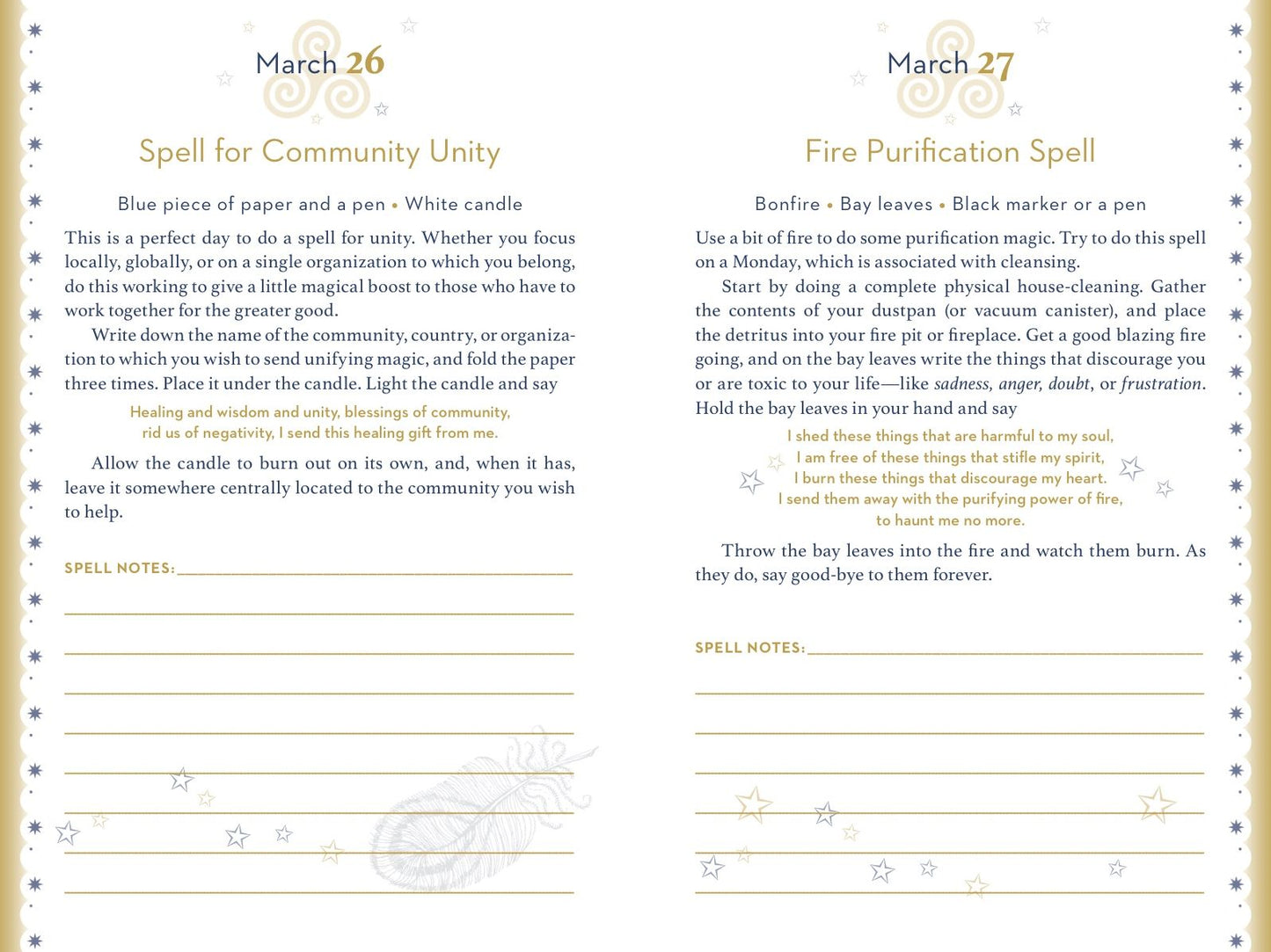 The Daily Spell Journal: A Diary of Enchantments for Every Day of the Year