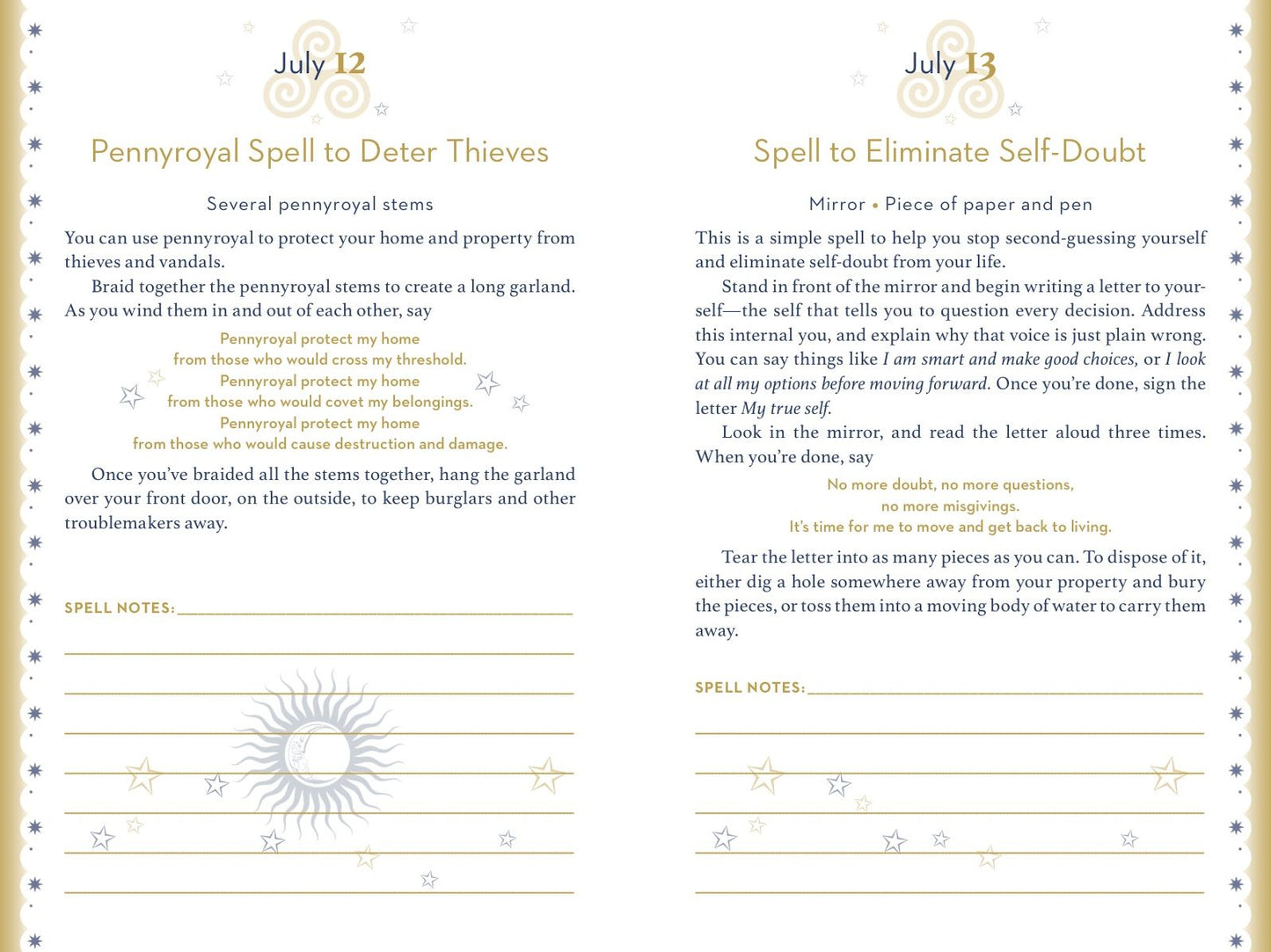 The Daily Spell Journal: A Diary of Enchantments for Every Day of the Year