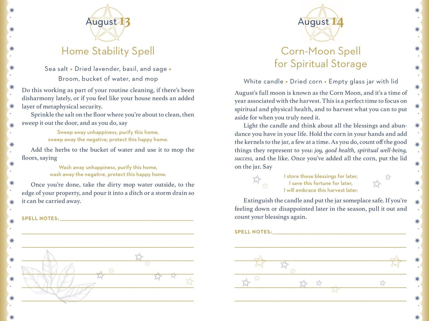 The Daily Spell Journal: A Diary of Enchantments for Every Day of the Year
