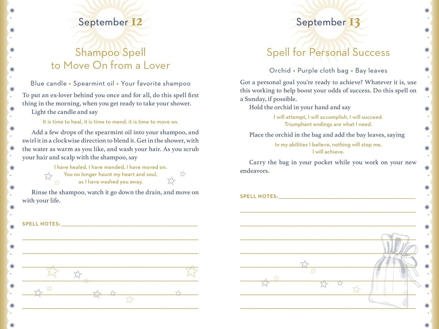 The Daily Spell Journal: A Diary of Enchantments for Every Day of the Year
