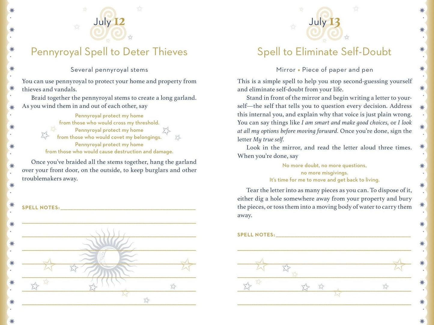 The Daily Spell Journal: A Diary of Enchantments for Every Day of the Year