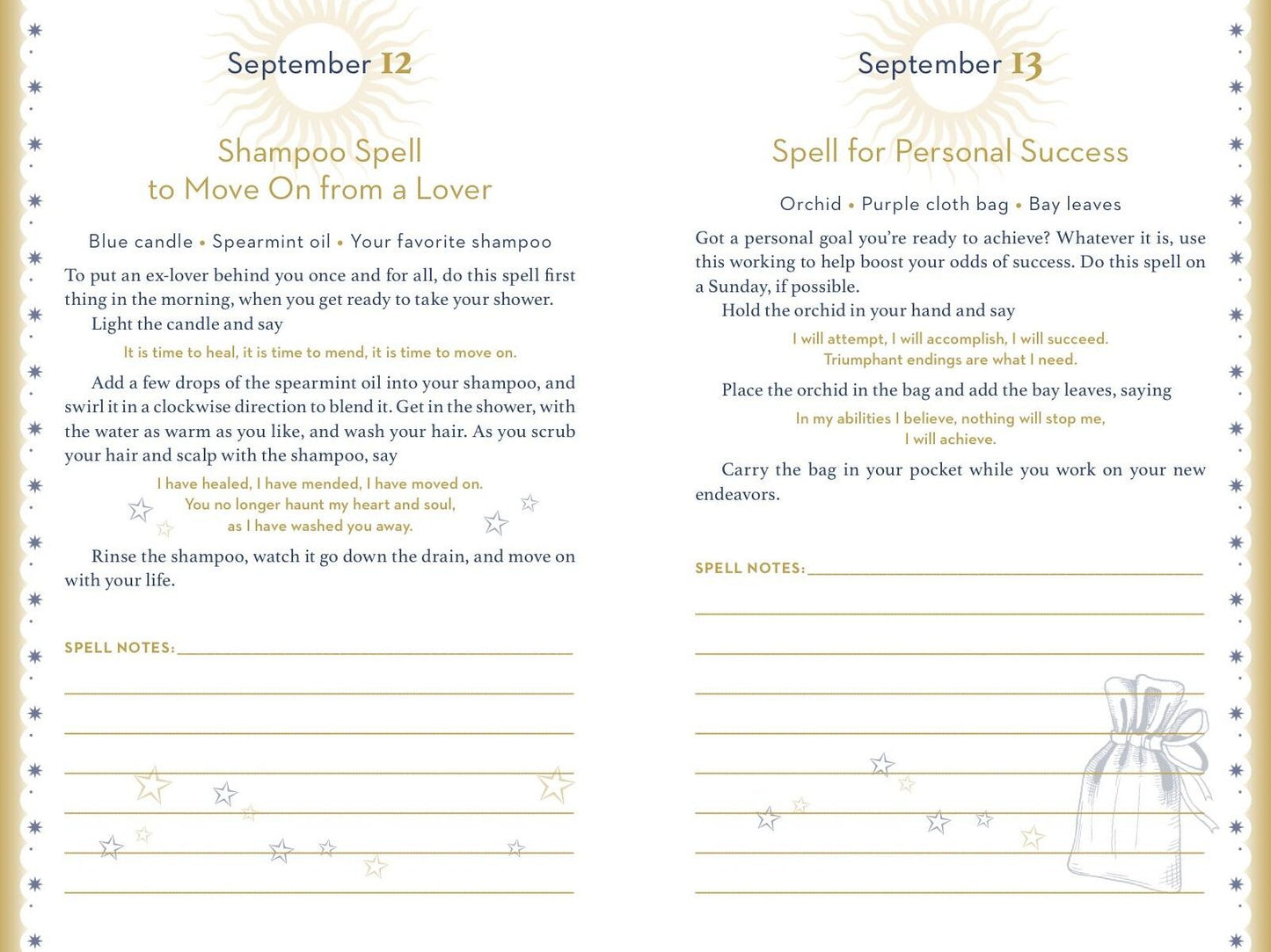 The Daily Spell Journal: A Diary of Enchantments for Every Day of the Year