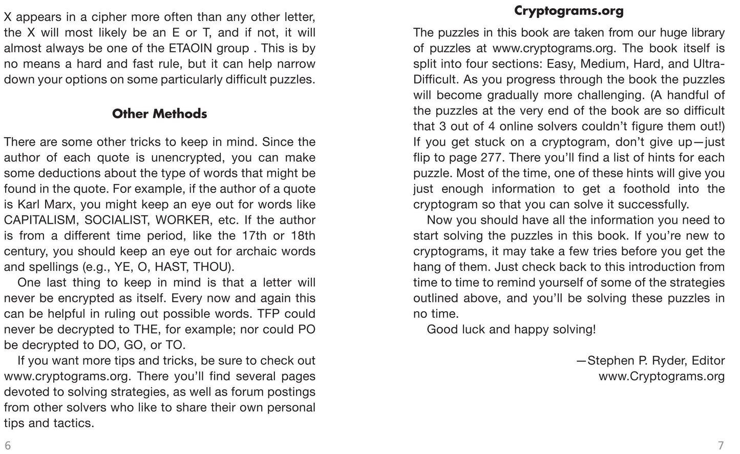 Large Print Cryptograms #3