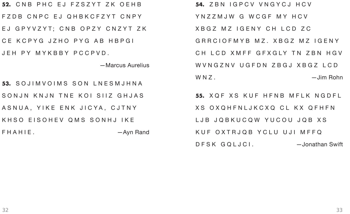 Large Print Cryptograms #3