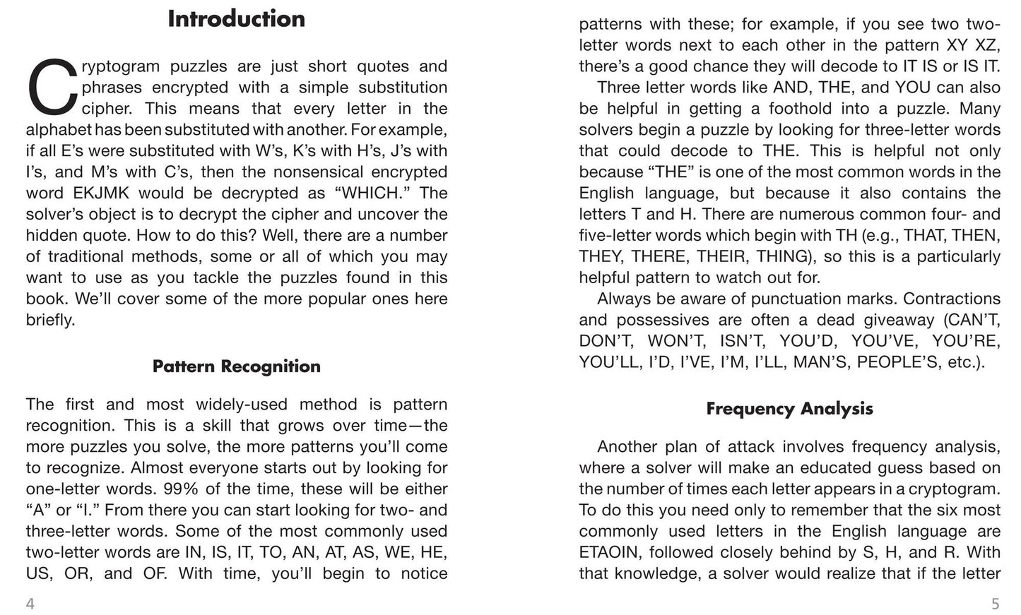 Large Print Cryptograms #3