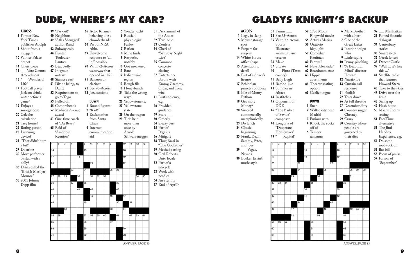 Easy-to-Please Crosswords