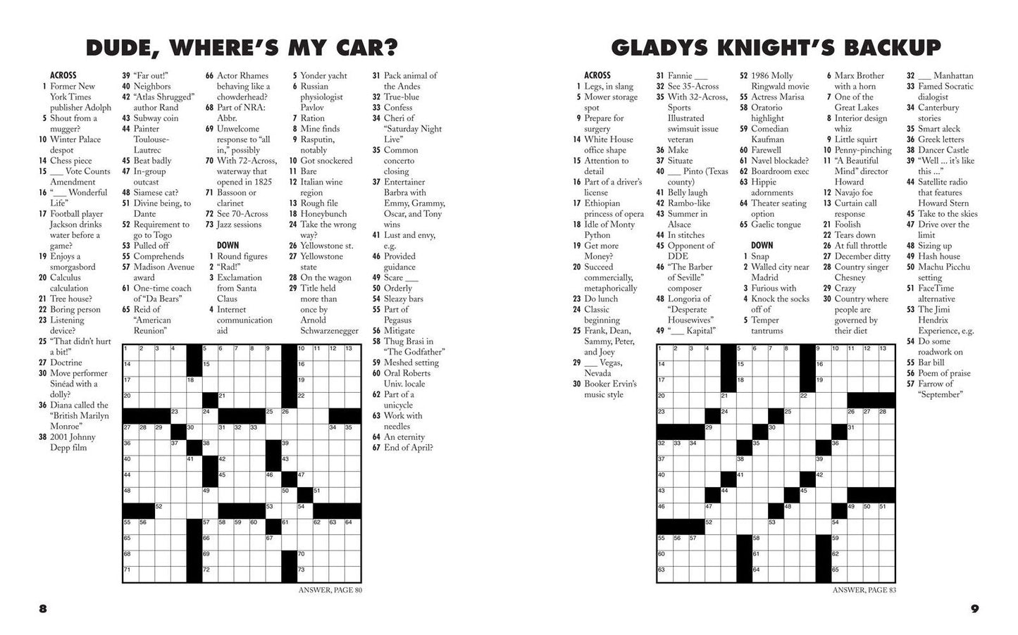 Easy-to-Please Crosswords