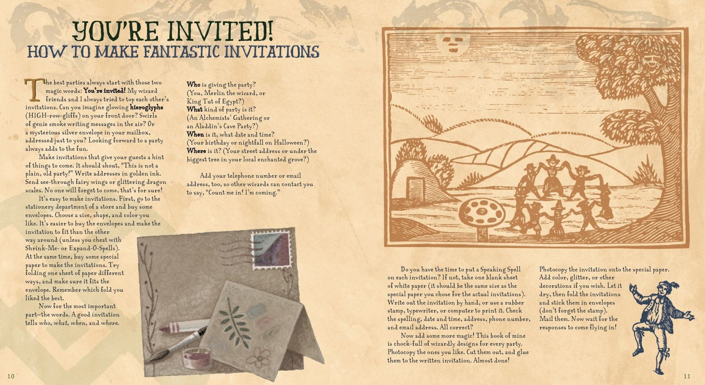 The Book of Wizard Parties: In Which the Wizard Shares the Secrets of Creating Enchanted Gatherings