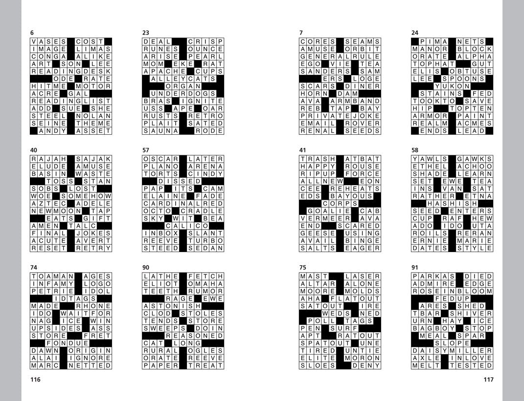 100 Porch Swing Crosswords