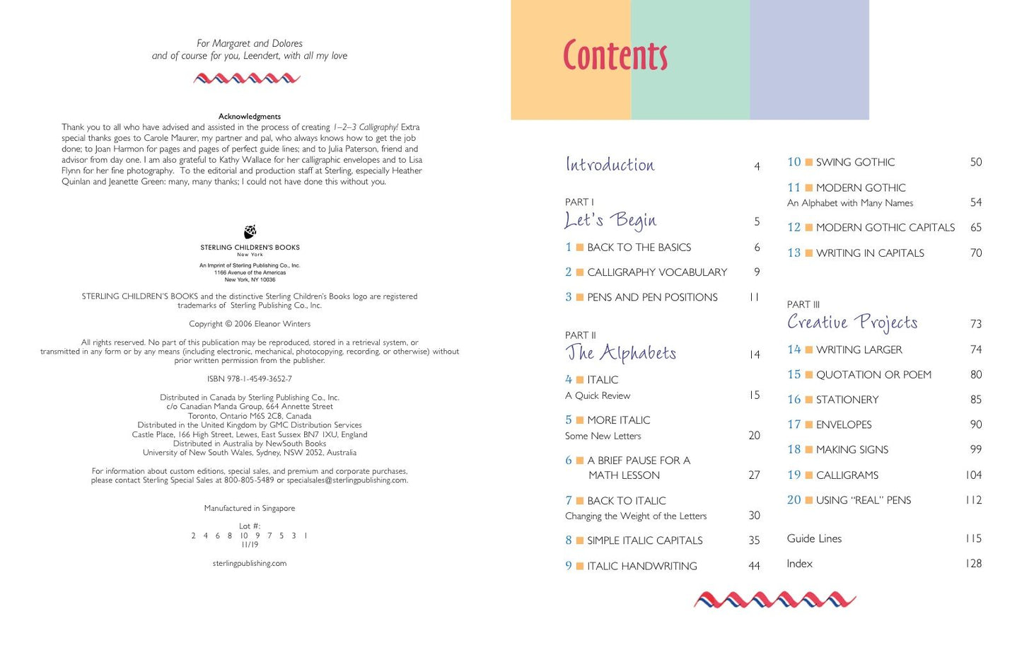1-2-3 Calligraphy!: Letters and Projects for Beginners and Beyond