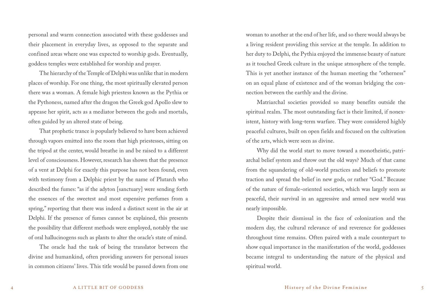 A Little Bit of Goddess: An Introduction to the Divine Feminine