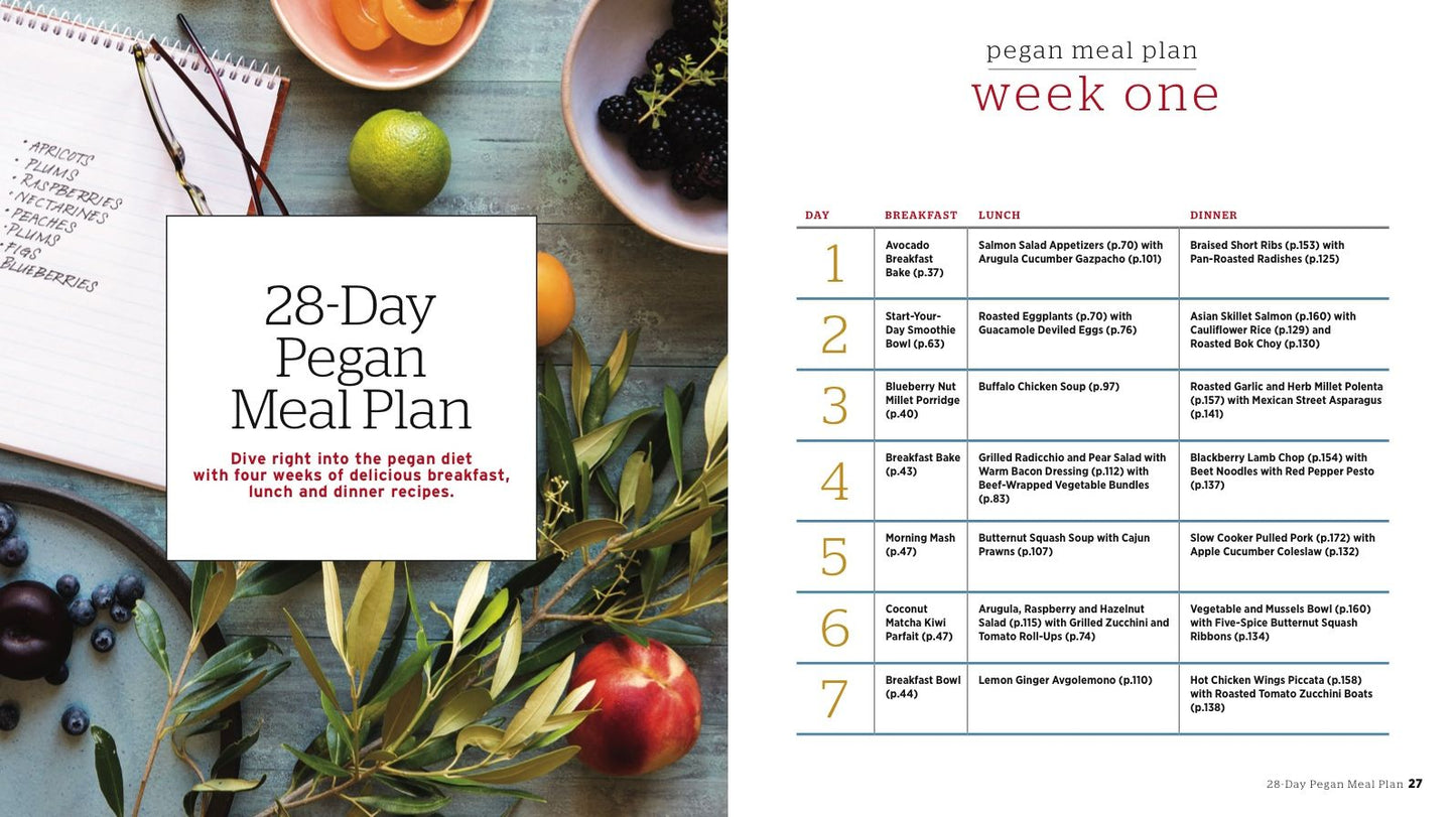 The 28-Day Pegan Diet: More than 120 Easy Recipes for Healthy Weight Loss