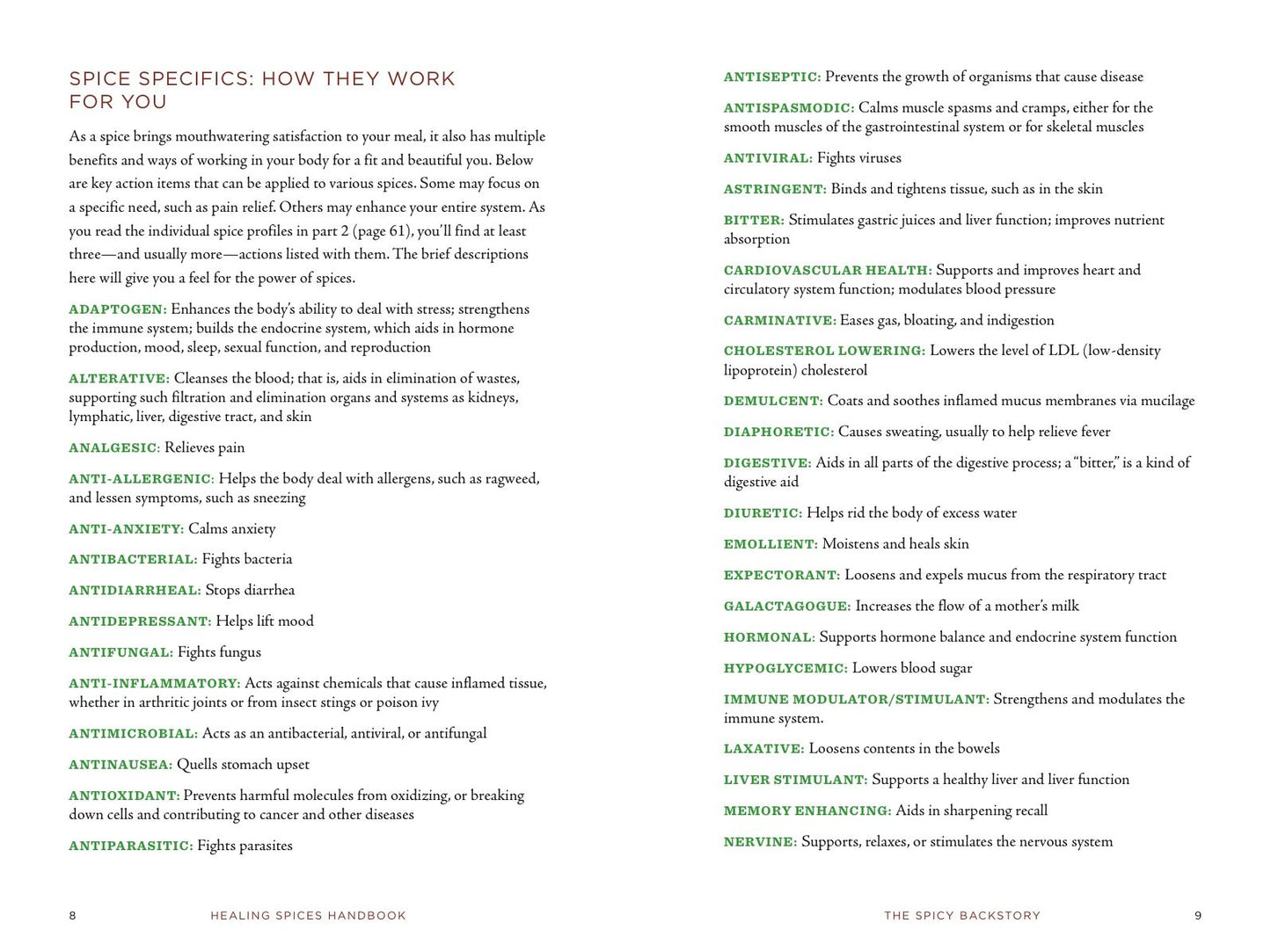 Healing Spices Handbook