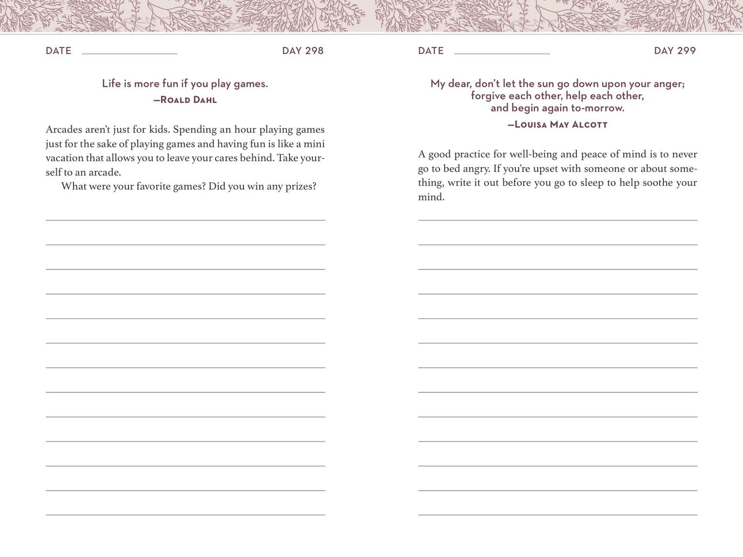 Self-Care Journal: 366 Prompts to Help Nurture & Recharge Your Body & Soul