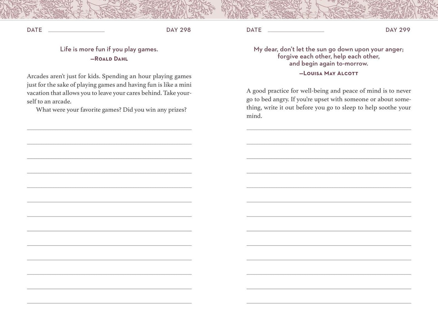Self-Care Journal: 366 Prompts to Help Nurture & Recharge Your Body & Soul