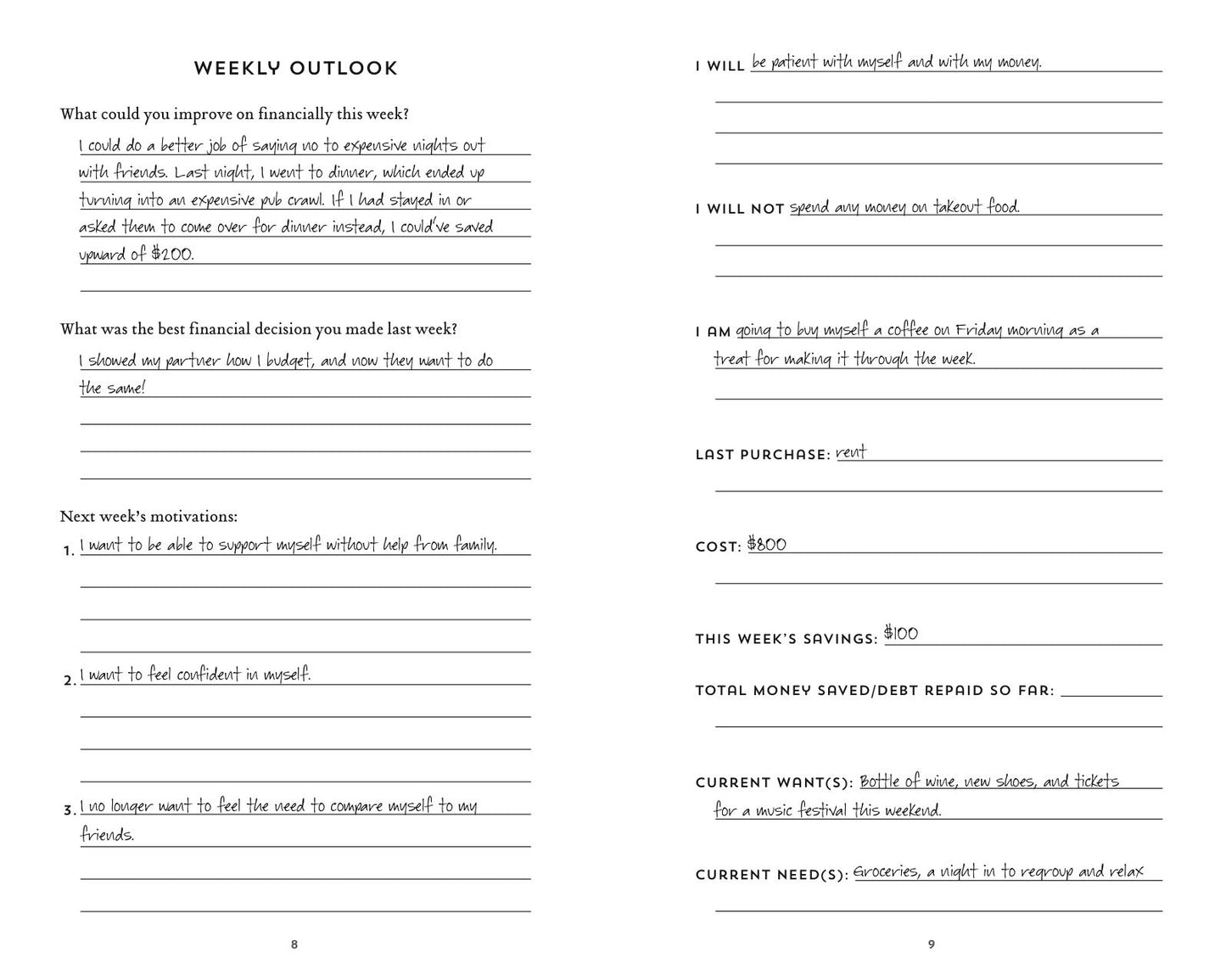 The 100-Day Financial Goal Journal: Build a Plan for Your Financial Future