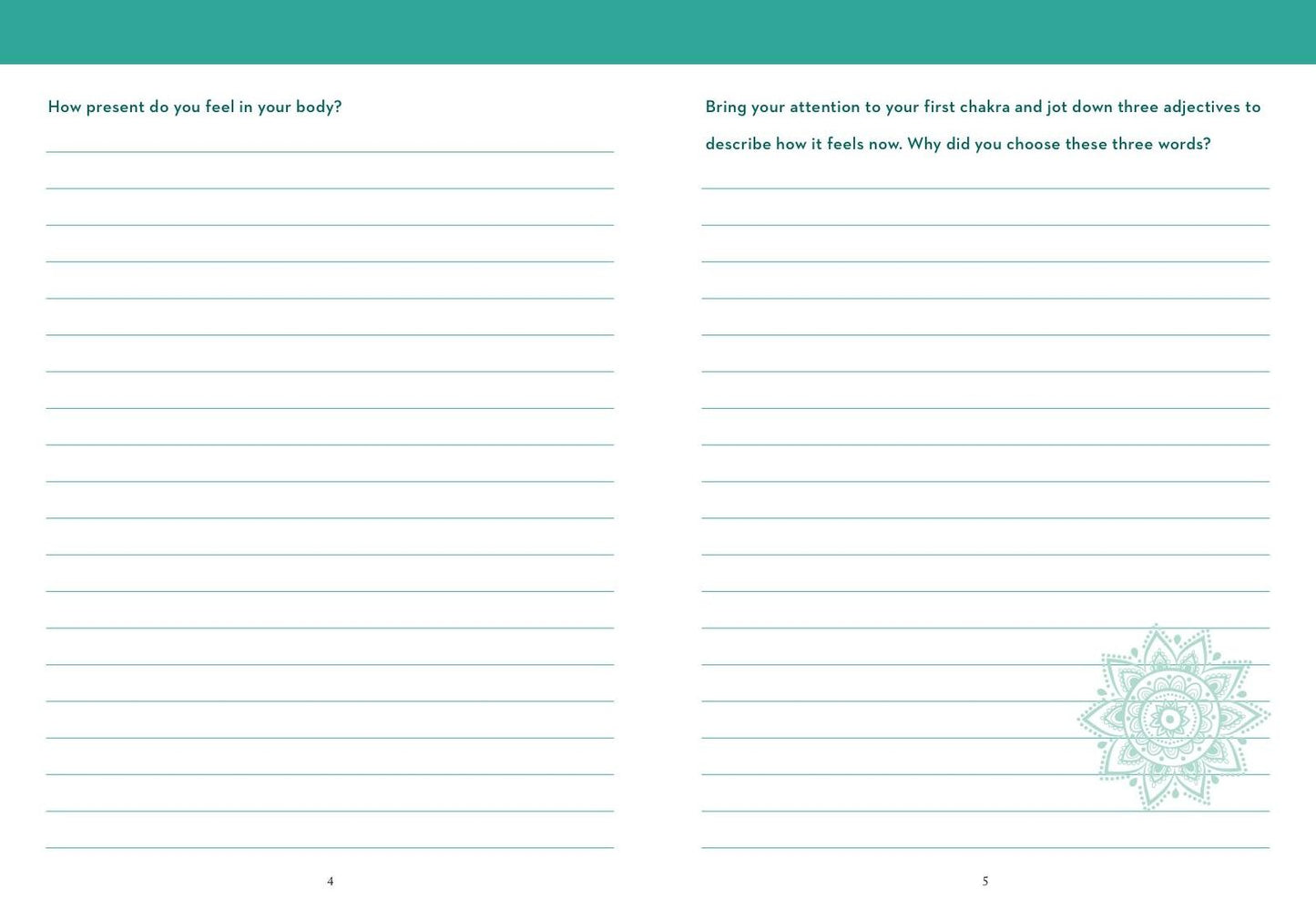 A Little Bit of Chakras Guided Journal