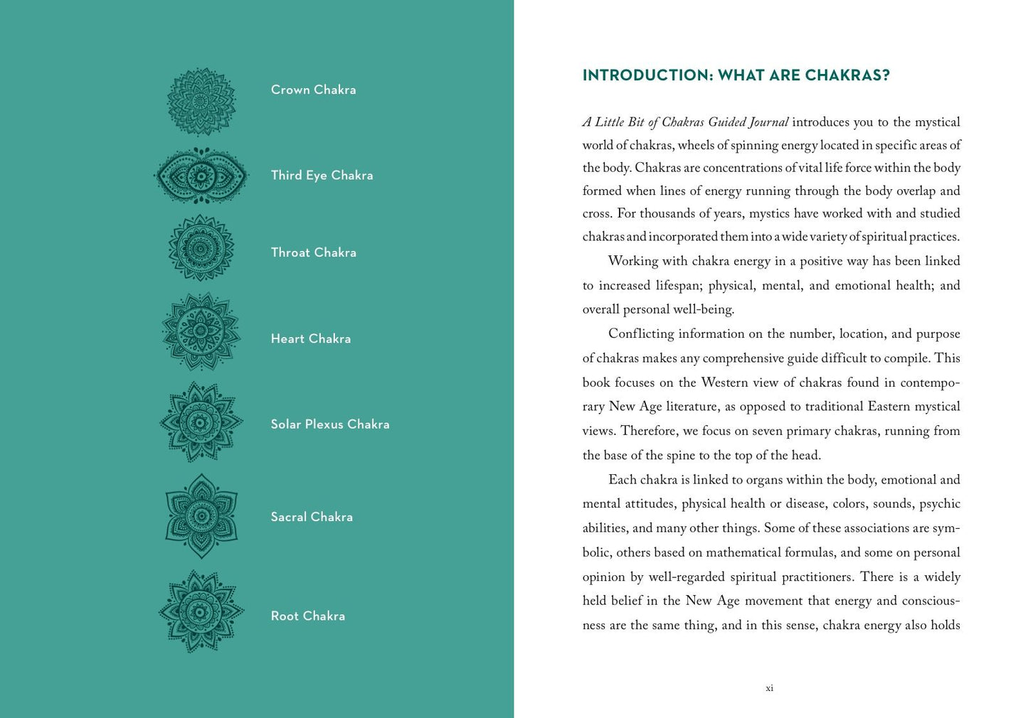 A Little Bit of Chakras Guided Journal