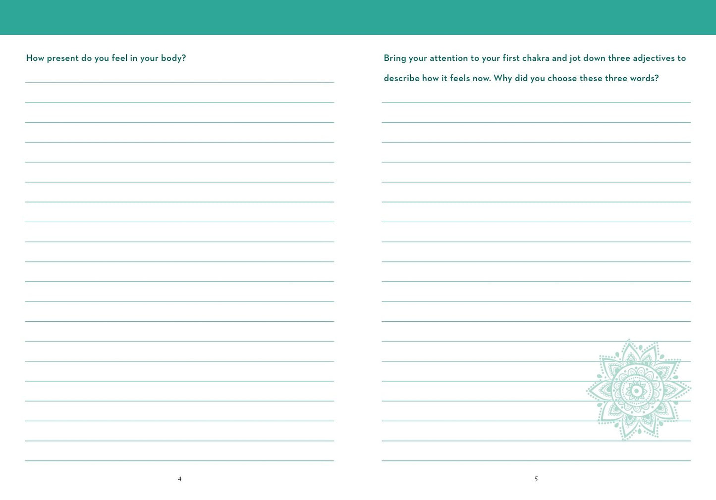 A Little Bit of Chakras Guided Journal