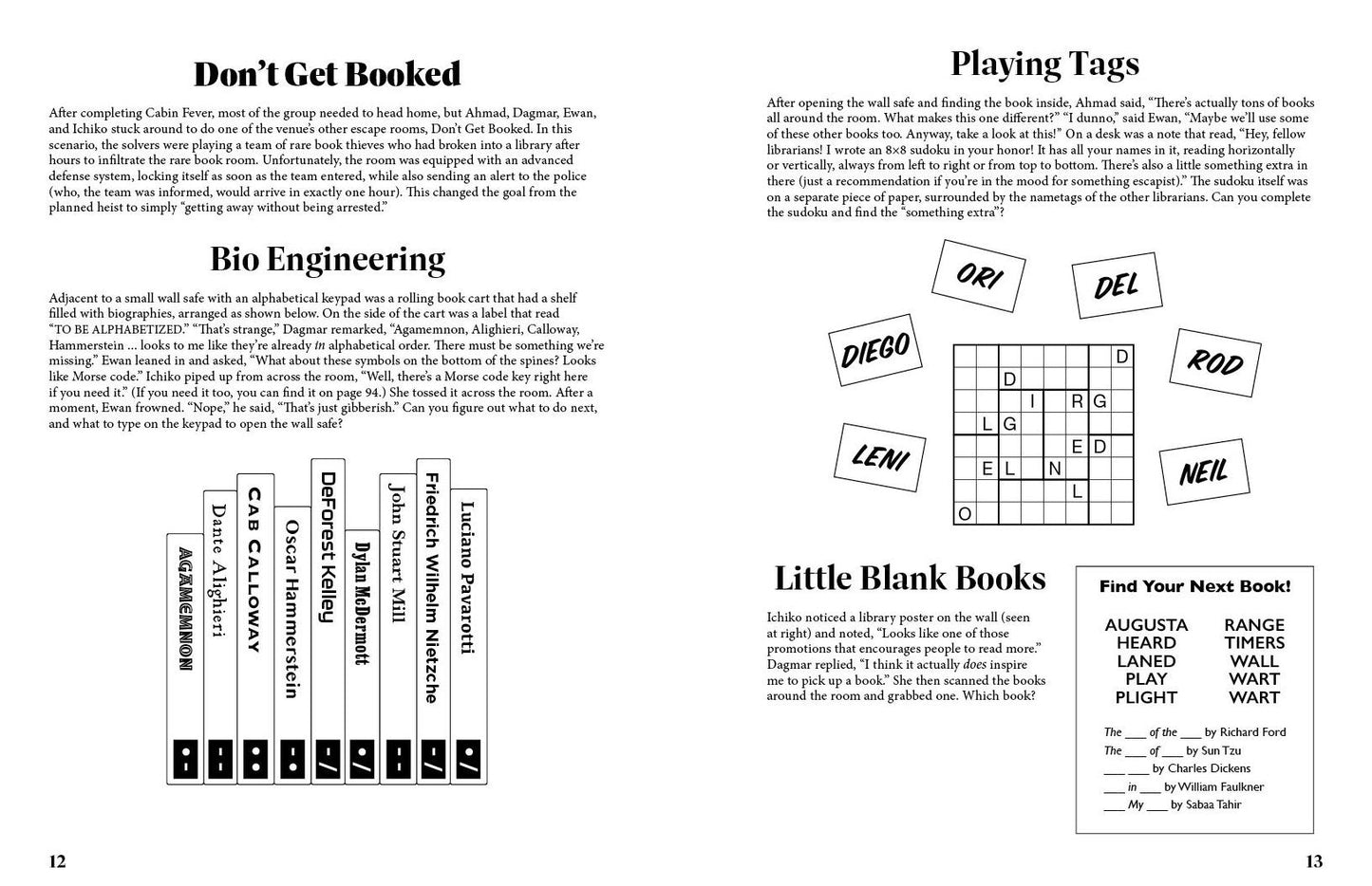 Escape Room Logic Puzzles
