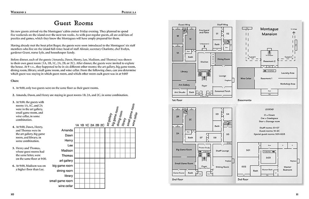 Montague Island Memoirs: All-New Mysteries and Logic Puzzles
