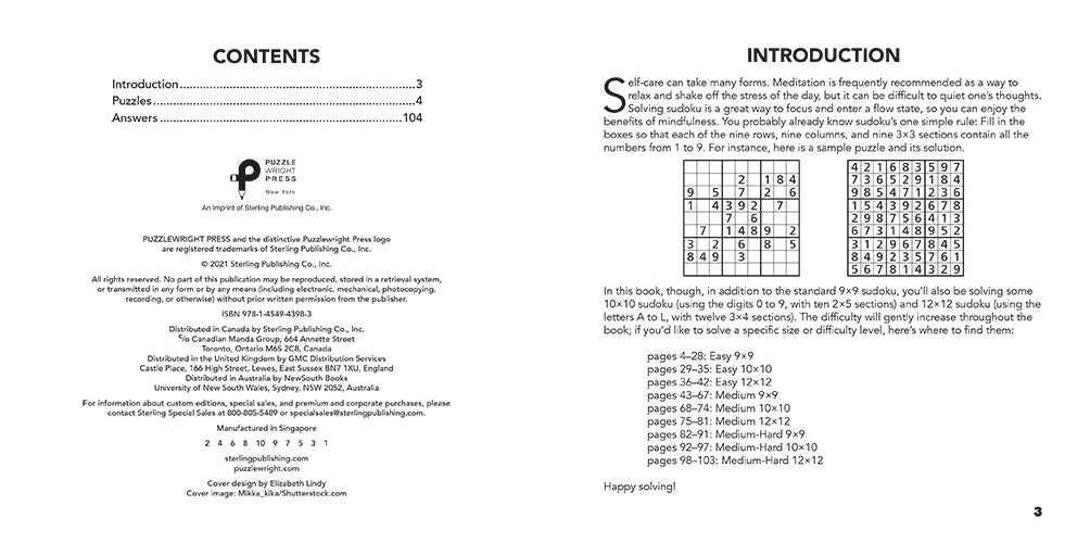 Peaceful Mind Book of Sudoku