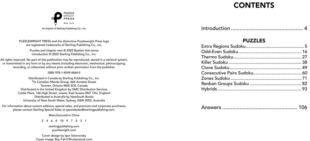 The Healthy Brain Book of Sudoku Variants