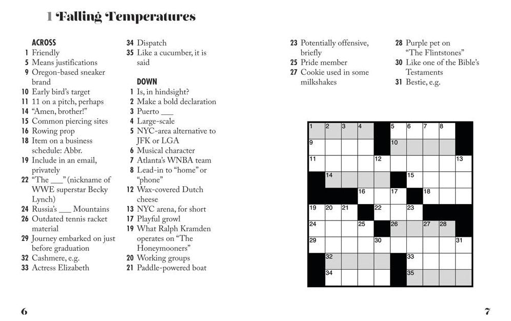 Sit & Solve Easy Mini Crosswords