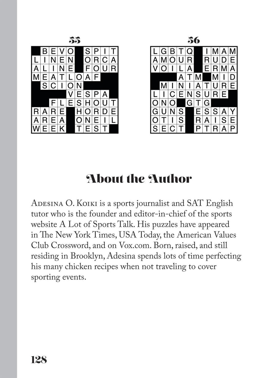 Sit & Solve Easy Mini Crosswords