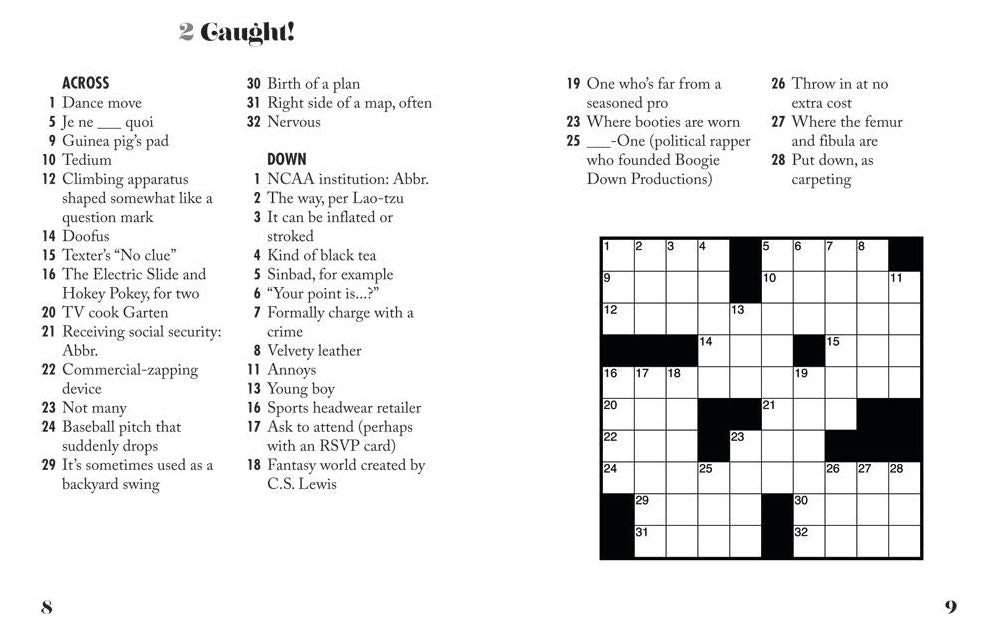 Sit & Solve Easy Mini Crosswords
