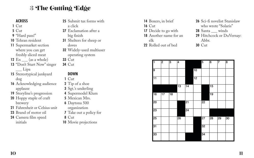 Sit & Solve Easy Mini Crosswords