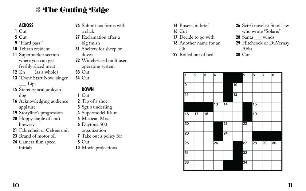 Sit & Solve Easy Mini Crosswords