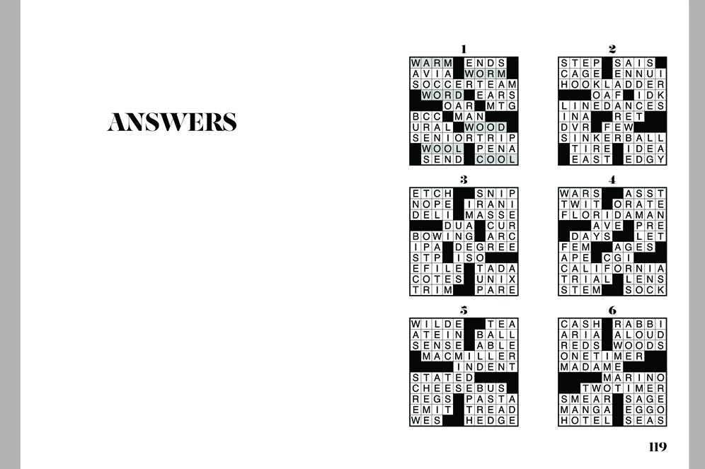 Sit & Solve Easy Mini Crosswords