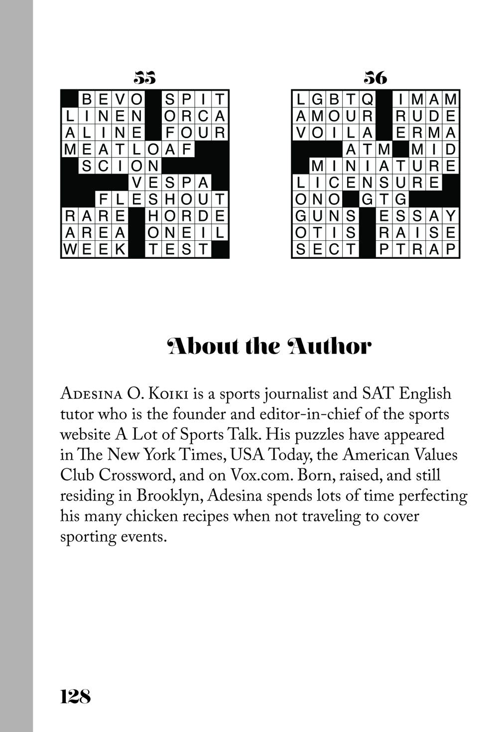 Sit & Solve Easy Mini Crosswords