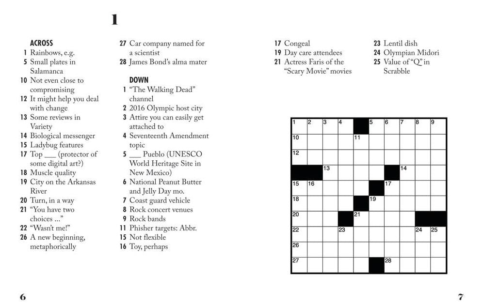 Sit & Solve Hard Mini Crosswords