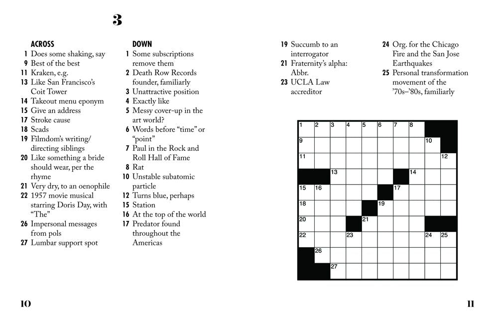 Sit & Solve Hard Mini Crosswords
