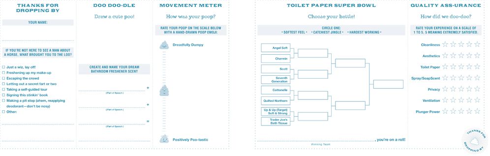 The Loo Ledger: Record Your Thoughts from the Throne: A Guest Book for the Bathroom