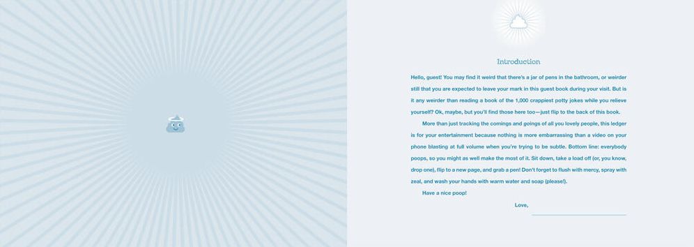 The Loo Ledger: Record Your Thoughts from the Throne: A Guest Book for the Bathroom