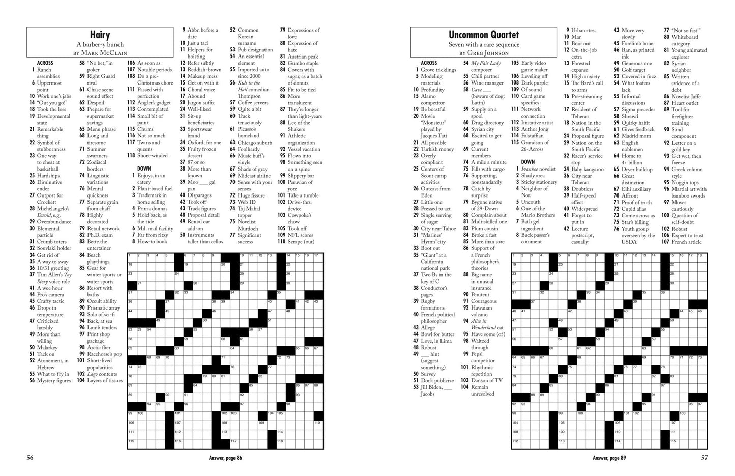 Cozy Sunday Crosswords