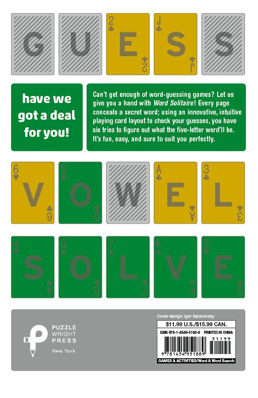 Word Solitaire: The Secret Word'll Be in the Cards