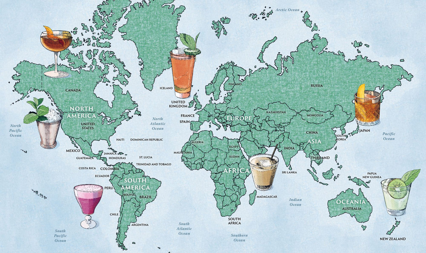 The Cocktail Atlas: Around the World in 200+ Drinks