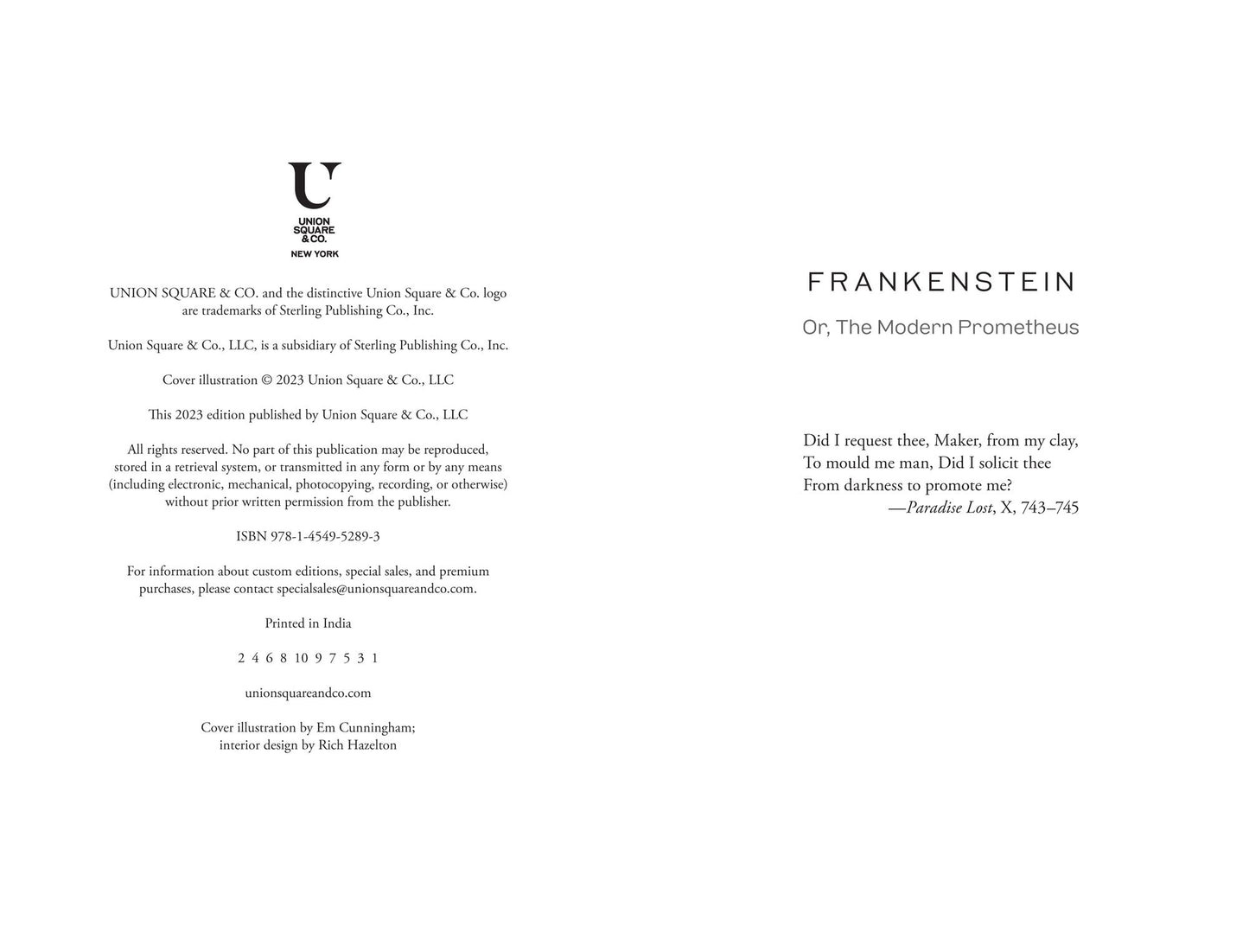 Frankenstein (Special Edition)